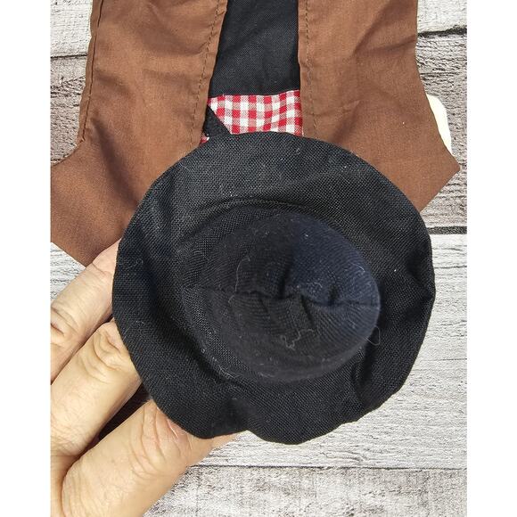 Vintage German Dr Rolf Ottmuller Hamberg hand PUPPET Wood Head Handmade Homespun - Picture 6 of 12